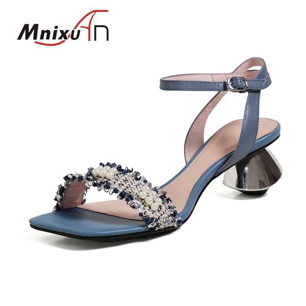 korean sweet pearls women sandals summer 2021 ankle strap fabric genuine leather strange medium heels ladies princess shoes blue, Black
korean sweet pearls women sandals summer 2021 ankle strap fabric genuine leather strange medium heels ladies princess shoes blue, Black