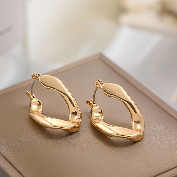 simple design geometric twisted hoop earrings for women fashion punk gold color metal irregular earring jewelry accessories, Golden;silver
simple design geometric twisted hoop earrings for women fashion punk gold color metal irregular earring jewelry accessories, Golden;silver