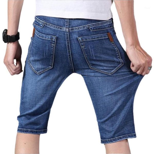 men's shorts stretch blue denim for man good quality cotton casual thin jeans summer straight fit knee length1, White;black
men's shorts stretch blue denim for man good quality cotton casual thin jeans summer straight fit knee length1, White;black