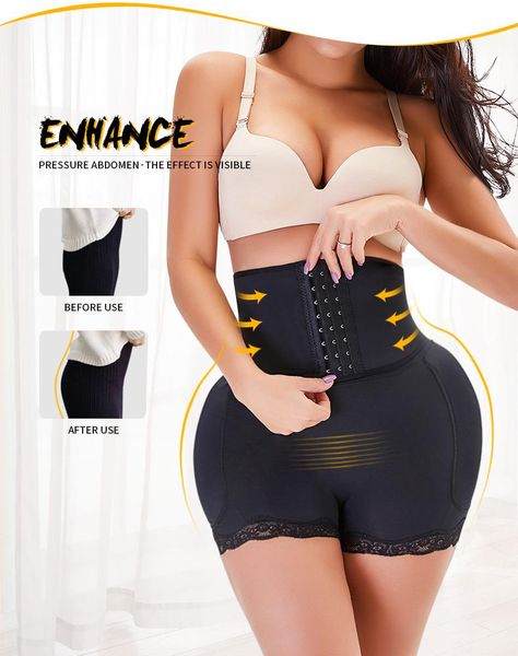 women's shapers s-6xl women shaping panties bulifter body shaper hip enhancer underwear waist tummy control panty, Black;white
women's shapers s-6xl women shaping panties bulifter body shaper hip enhancer underwear waist tummy control panty, Black;white