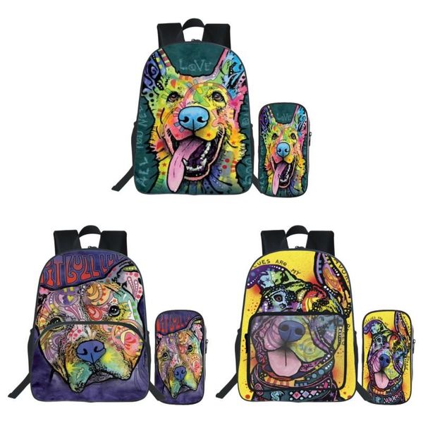backpack 2pcs/set animal lovely dogs 3d printing boys school youth girls shoulder bag children schoolbag for kids bags
backpack 2pcs/set animal lovely dogs 3d printing boys school youth girls shoulder bag children schoolbag for kids bags