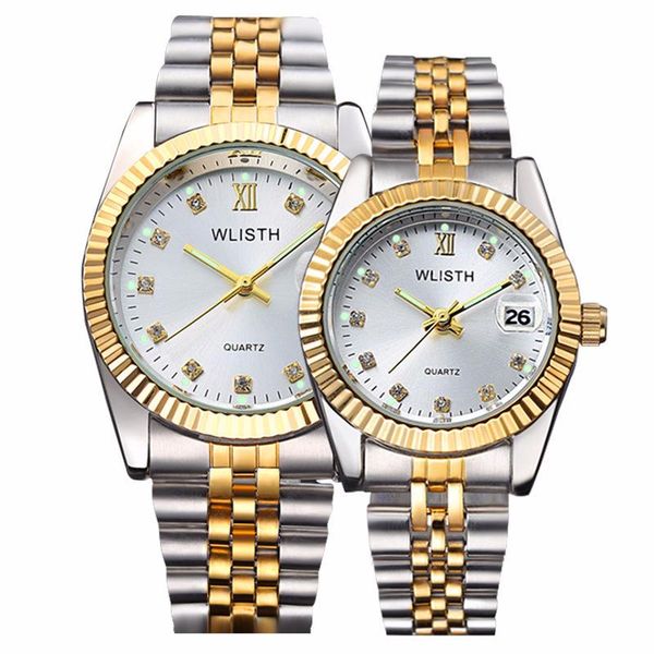 couple watches women men luxury brand wlisth calendar quartz lovers fashion stainless steel strap wristwatches reloj, Slivery;brown
couple watches women men luxury brand wlisth calendar quartz lovers fashion stainless steel strap wristwatches reloj, Slivery;brown