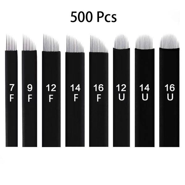 tattoo needles 500pcs laminas nano 0.18mm microblading black 12/14/16/18 flex u shape pins blade for makeup eyebrow pen tebori
tattoo needles 500pcs laminas nano 0.18mm microblading black 12/14/16/18 flex u shape pins blade for makeup eyebrow pen tebori