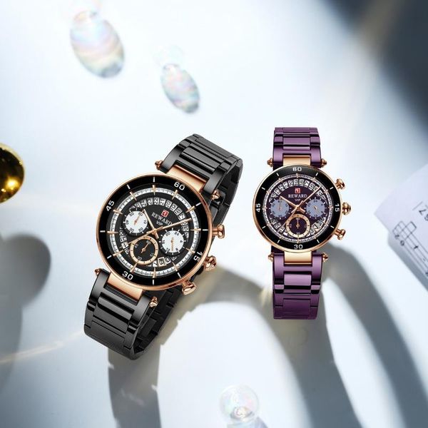 wristwatches reward brazil - couple luxury watch, quartz waterproof gift watch, Slivery;brown
wristwatches reward brazil - couple luxury watch, quartz waterproof gift watch, Slivery;brown