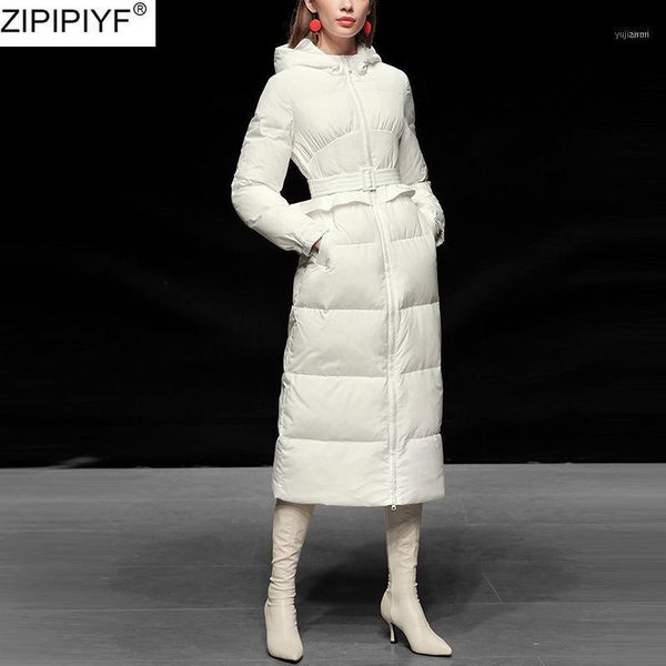 women's down & parkas high-end 2021 winter elegant full sleeve hooded collar slim thick sash long coat women street fashion jacket1, Black
women's down & parkas high-end 2021 winter elegant full sleeve hooded collar slim thick sash long coat women street fashion jacket1, Black