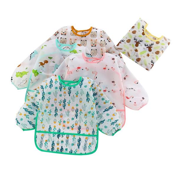 aprons children long sleeve art smock cartoon print waterproof painting feeding bib with pocket for baking cooking
aprons children long sleeve art smock cartoon print waterproof painting feeding bib with pocket for baking cooking