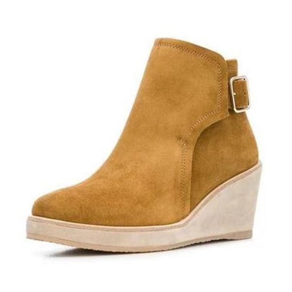 boots women shoes autumn winter ankle high heels platform ladies booties wedges buckle strap vintage big size, Black
boots women shoes autumn winter ankle high heels platform ladies booties wedges buckle strap vintage big size, Black