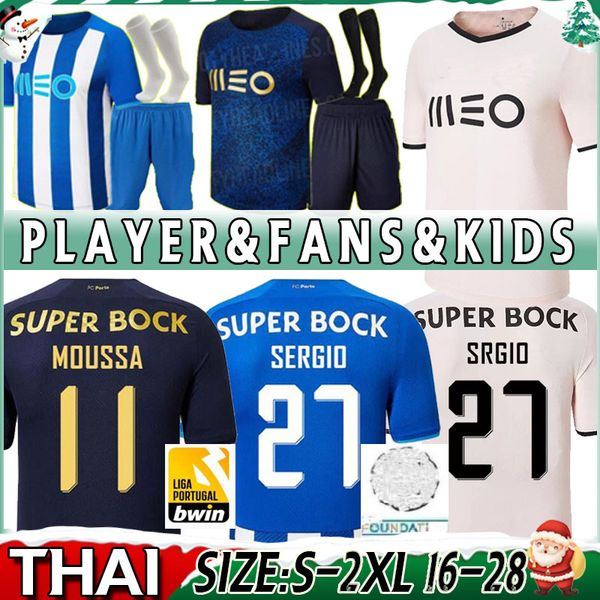 2021 2022 soccer jerseys fans player version pepe moussa sérgio oliveira mehdi luis díaz matheus football shirt men kids kit+socks full set, Black;yellow
2021 2022 soccer jerseys fans player version pepe moussa sérgio oliveira mehdi luis díaz matheus football shirt men kids kit+socks full set, Black;yellow