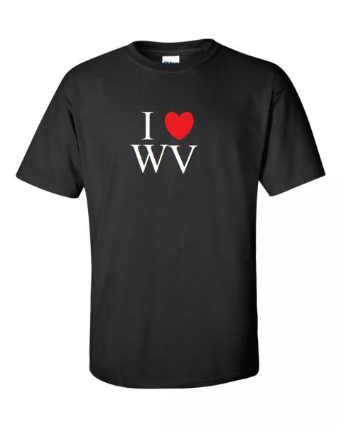 i heart love wv shirt west virginia mountain state black white red t-shirt s-5xl, White;black
i heart love wv shirt west virginia mountain state black white red t-shirt s-5xl, White;black