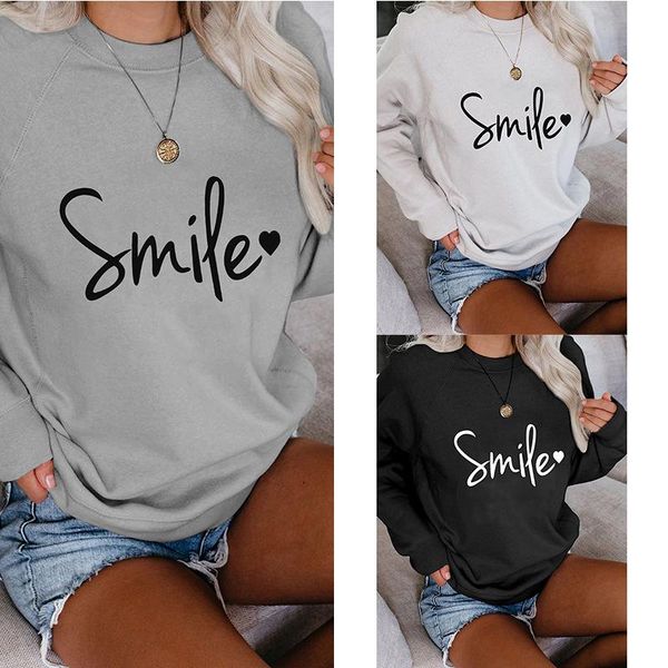 letter printing sweatshirt women kawaii clothing aesthetic 2021 women's round neck long sleeve hoodies & sweatshirts, Black
letter printing sweatshirt women kawaii clothing aesthetic 2021 women's round neck long sleeve hoodies & sweatshirts, Black