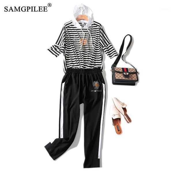 two piece set matching sets for women half casual pullover hooded elastic waist striped summer clothes 2021 dress, White
two piece set matching sets for women half casual pullover hooded elastic waist striped summer clothes 2021 dress, White