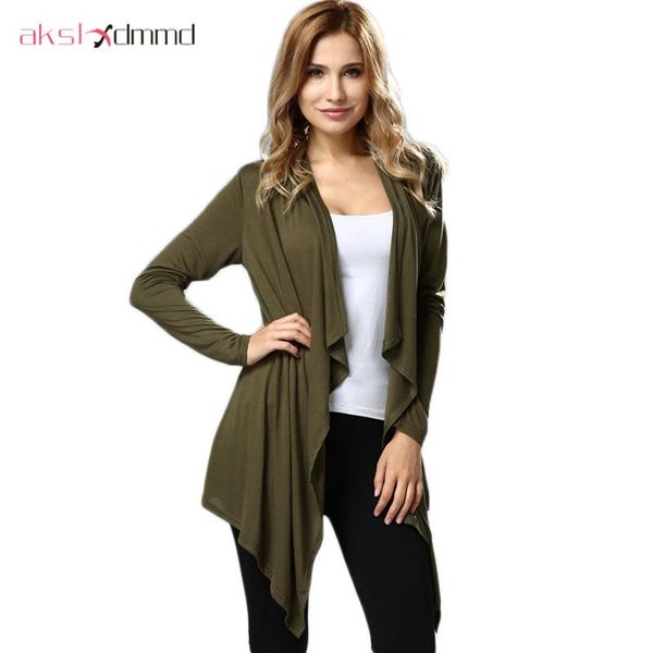 women's jackets akslxdmmd asymmetric open stitch 2021 casual women spring and autumn long sleeve slim jacket coat female lh907, Black;brown
women's jackets akslxdmmd asymmetric open stitch 2021 casual women spring and autumn long sleeve slim jacket coat female lh907, Black;brown