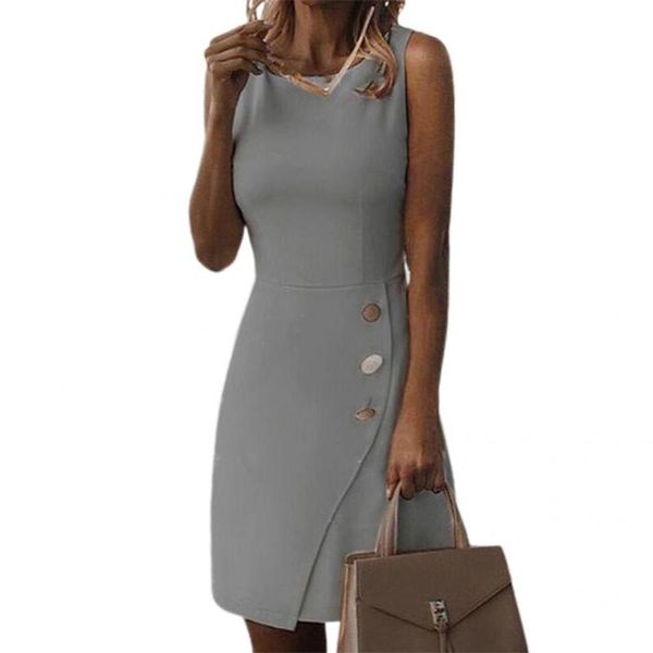 casual dresses stylish dress polyester fashion o neck unfading waist tight sleeveless, Black;gray
casual dresses stylish dress polyester fashion o neck unfading waist tight sleeveless, Black;gray