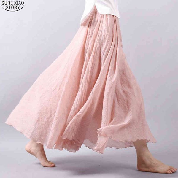 spring casual elastic waist a- line long office solid skirts summer fashion cotton and linen skirt women 9957 210415, Black
spring casual elastic waist a- line long office solid skirts summer fashion cotton and linen skirt women 9957 210415, Black