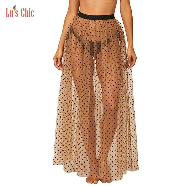 women's swimwear lu's chic mesh chiffon lace full length maxi sarong midi wrap skirt cover up long swim coverup swimsuit patterned, White;black
women's swimwear lu's chic mesh chiffon lace full length maxi sarong midi wrap skirt cover up long swim coverup swimsuit patterned, White;black