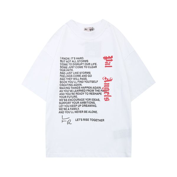 Summer men's t shirt English Palms Angels Slogan Letter Printing Washed Retro Short Sleeve T-Shirt Men and Women Same Style Size M-XXL, White;black
Summer men's t shirt English Palms Angels Slogan Letter Printing Washed Retro Short Sleeve T-Shirt Men and Women Same Style Size M-XXL, White;black