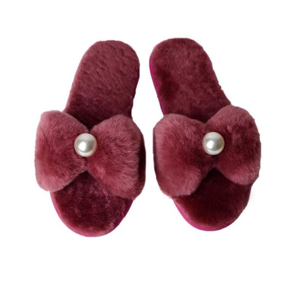 slippers ladies wool three-dimensional bowknot big pearl imported australian one home outdoor indoor drag, Black
slippers ladies wool three-dimensional bowknot big pearl imported australian one home outdoor indoor drag, Black