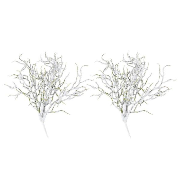 decorative flowers & wreaths 2 bouquets vivid simulation plant decor fake snow pine ornament
decorative flowers & wreaths 2 bouquets vivid simulation plant decor fake snow pine ornament