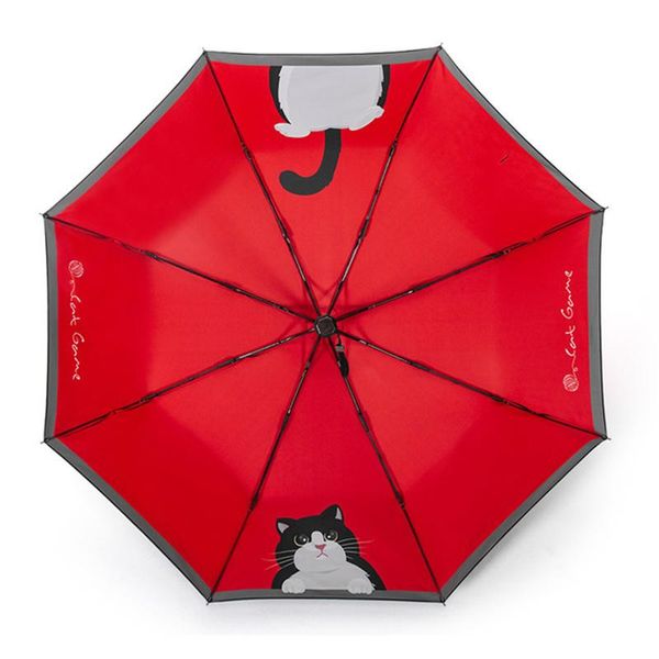 umbrellas 2021 parasol three folding umbrella rain female fanti uv protection sunny&rainy cute cat paraguas red guarda-chuva
umbrellas 2021 parasol three folding umbrella rain female fanti uv protection sunny&rainy cute cat paraguas red guarda-chuva