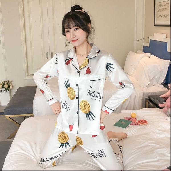 autumn pajamas sets with womens sleepwears flower print fashion faux silk two pieces shirts pants nighties sleepwear, Black;red
autumn pajamas sets with womens sleepwears flower print fashion faux silk two pieces shirts pants nighties sleepwear, Black;red