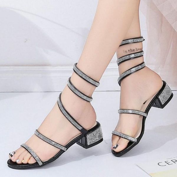 snake pattern cross leg crystal sandals women rhinestone thick heels gladiator sandalias double band glitter sequins slipper 226, Black
snake pattern cross leg crystal sandals women rhinestone thick heels gladiator sandalias double band glitter sequins slipper 226, Black