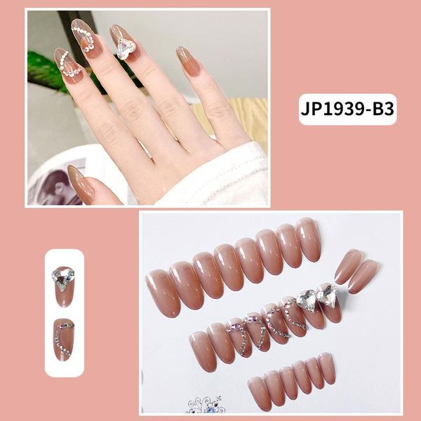 false nails 24pcs rhinestone inlaid nail patch glue type removable long paragraph fashion manicure save time, Red;gold
false nails 24pcs rhinestone inlaid nail patch glue type removable long paragraph fashion manicure save time, Red;gold