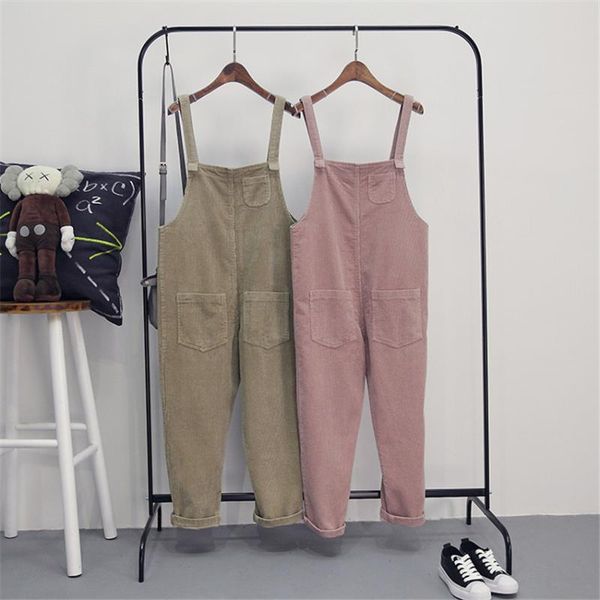 women's pants & capris gowyimmes autumn women corduroy jumpsuit high waist lady overalls pocket straps suspenders pant trousers plus si, Black;white
women's pants & capris gowyimmes autumn women corduroy jumpsuit high waist lady overalls pocket straps suspenders pant trousers plus si, Black;white