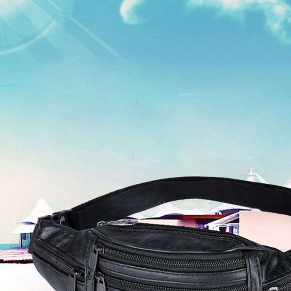 men fanny waist bags pack multifunctional pu leather travel money belt phone pouch black male leisure
men fanny waist bags pack multifunctional pu leather travel money belt phone pouch black male leisure