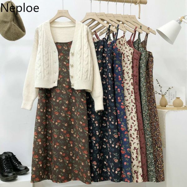 neploe corduroy vestidos mujer mid-length floral slim dress women's vintage robe all match printing a-line strap dresses 4h757 210422, Black;gray
neploe corduroy vestidos mujer mid-length floral slim dress women's vintage robe all match printing a-line strap dresses 4h757 210422, Black;gray