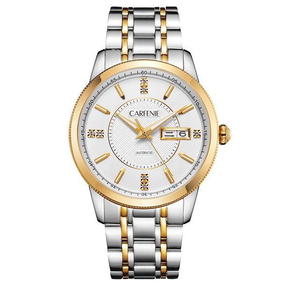 wristwatches mechanical watches for men calendar week waterproof stainless steel strap relogio masculino reloj hombre, Slivery;brown
wristwatches mechanical watches for men calendar week waterproof stainless steel strap relogio masculino reloj hombre, Slivery;brown