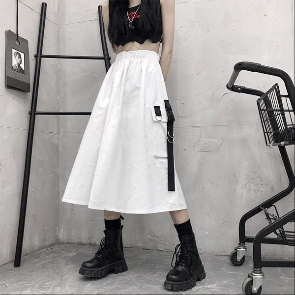 vintage long summer women skirts high waist pockets pleated cargo plus size ladies white black skirt jupe femme
vintage long summer women skirts high waist pockets pleated cargo plus size ladies white black skirt jupe femme