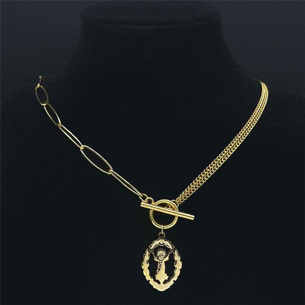 pendant necklaces 2021 stainless steel son of jesus necklace for women love chain gold color jewelry collares mujer nxhly13s05, Silver
pendant necklaces 2021 stainless steel son of jesus necklace for women love chain gold color jewelry collares mujer nxhly13s05, Silver