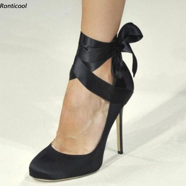 ronticool handmade women pumps ribbon ankle strap stiletto heels round toe elegant black shoes us plus size 5-13 dress
ronticool handmade women pumps ribbon ankle strap stiletto heels round toe elegant black shoes us plus size 5-13 dress