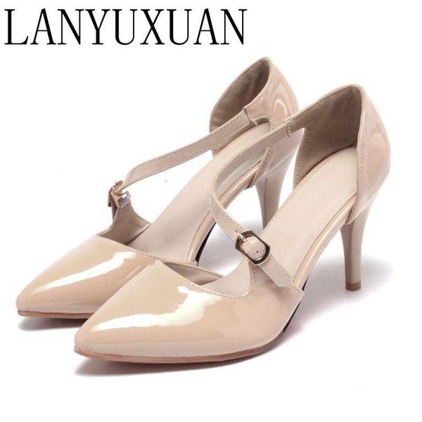biggest size 34-47 ladies dress red wedding shoes bride summer sandals heels for women chaussure pumps pointed 1398, Black
biggest size 34-47 ladies dress red wedding shoes bride summer sandals heels for women chaussure pumps pointed 1398, Black