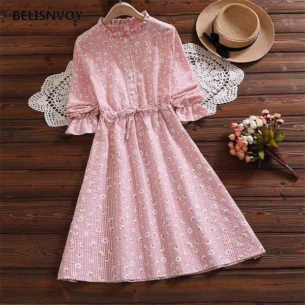 japanese mori girl autumn women sweet dress pink green daisy embroidery ruffled vestidos elegant cotton kawaii cute spring 210520, Black;gray
japanese mori girl autumn women sweet dress pink green daisy embroidery ruffled vestidos elegant cotton kawaii cute spring 210520, Black;gray