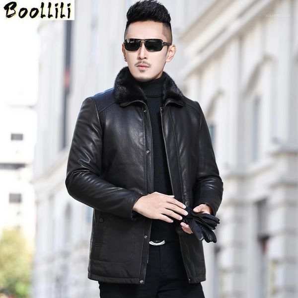 men's leather & faux boollili winter genuine jacket men real coat goatskin coats mens jackets warm, Black
men's leather & faux boollili winter genuine jacket men real coat goatskin coats mens jackets warm, Black