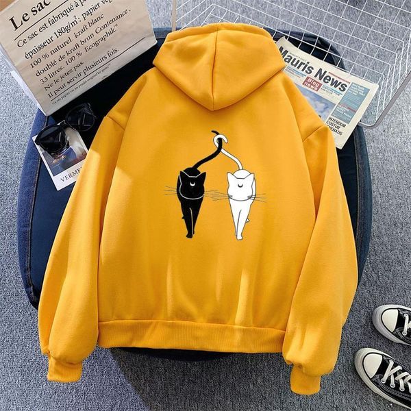 couple cat printed hoodie autumn winter oversized clothes harajuku sweatshirt casual women hoodies kawaii sweetshirt for girls women's, Black
couple cat printed hoodie autumn winter oversized clothes harajuku sweatshirt casual women hoodies kawaii sweetshirt for girls women's, Black