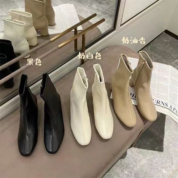 grape m ancient korean women's sho square head autumn winter 2021 elastic thin thick heel bare chelsea short boots, Black
grape m ancient korean women's sho square head autumn winter 2021 elastic thin thick heel bare chelsea short boots, Black
