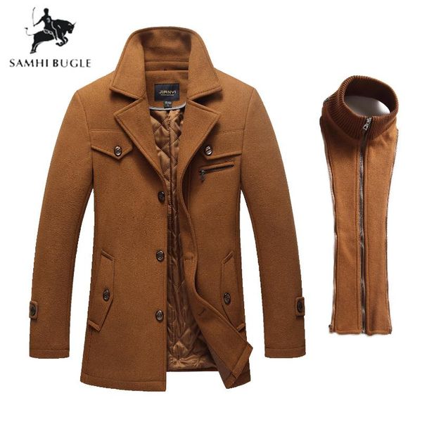 men's wool & blends winterjas mannen casual trench coat fashion business thicken slim windbreaker overcoat jacket male plus size 5xl, Black
men's wool & blends winterjas mannen casual trench coat fashion business thicken slim windbreaker overcoat jacket male plus size 5xl, Black