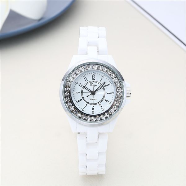 classic quartz watch ceramic strap new trend fashion white diamond waterproof ladies watches, Slivery;golden
classic quartz watch ceramic strap new trend fashion white diamond waterproof ladies watches, Slivery;golden