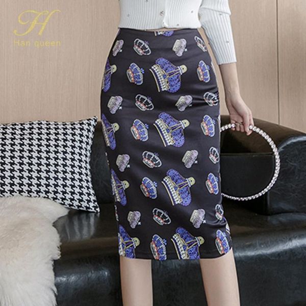 han queen elegant midi pencil skirts women's korean style high waist 2021 clothing autumn ol occupation woman, Black
han queen elegant midi pencil skirts women's korean style high waist 2021 clothing autumn ol occupation woman, Black