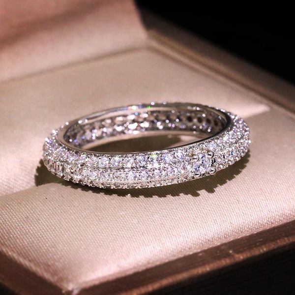 cluster rings fashion shiny real silver color for women classic cz wedding ring with stamp female jewelry anel, Golden;silver
cluster rings fashion shiny real silver color for women classic cz wedding ring with stamp female jewelry anel, Golden;silver