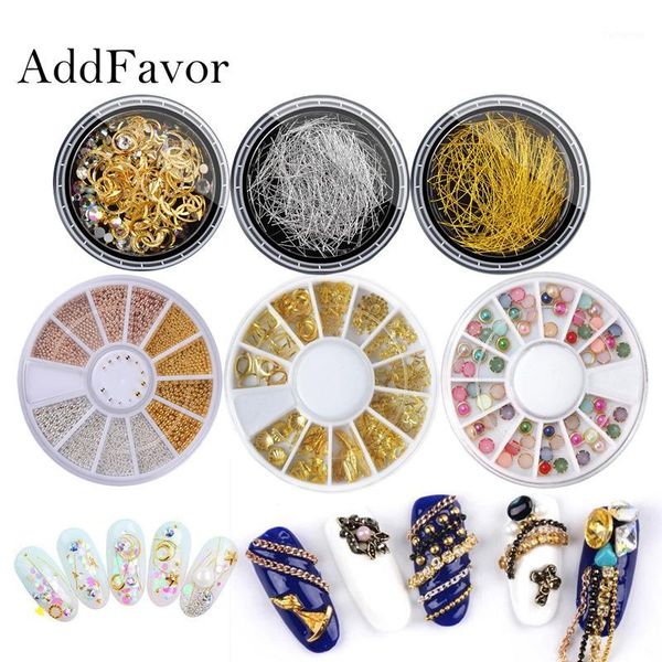 addfavor nail art rhinestone gems beads studs pearl nails charms accessories design striping line mixed decoration jewelry1, Silver;gold
addfavor nail art rhinestone gems beads studs pearl nails charms accessories design striping line mixed decoration jewelry1, Silver;gold
