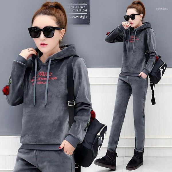 running sets 2pcs winter women sportswear tracksuit velvet warm hoodie sweatshirt+pant jogger fitness workout casual set sport suit1, Black;blue
running sets 2pcs winter women sportswear tracksuit velvet warm hoodie sweatshirt+pant jogger fitness workout casual set sport suit1, Black;blue