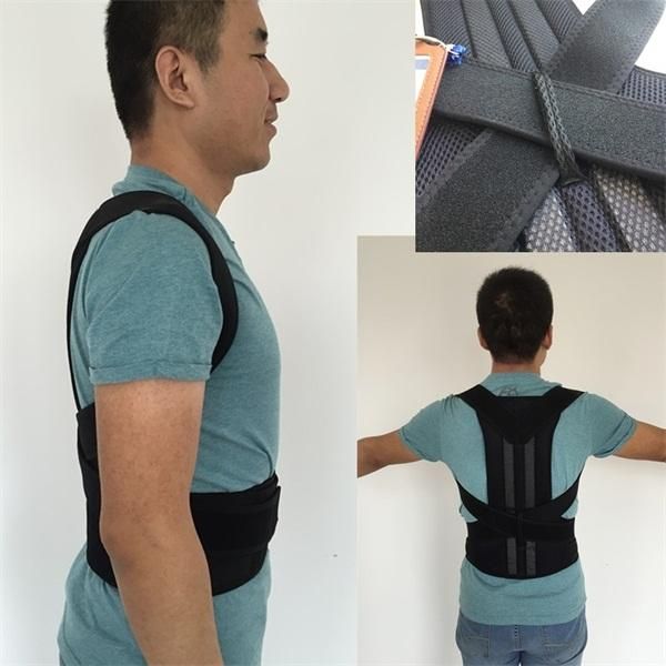 aft-b003 back brace posture shoulder support belts adjustable braces & supports for sport safety, Black;blue
aft-b003 back brace posture shoulder support belts adjustable braces & supports for sport safety, Black;blue