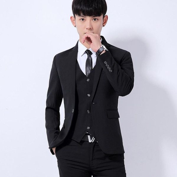 custom made suit men three-piece set groom wedding dress marriage man wear formal for business men's suits & blazers, White;black
custom made suit men three-piece set groom wedding dress marriage man wear formal for business men's suits & blazers, White;black