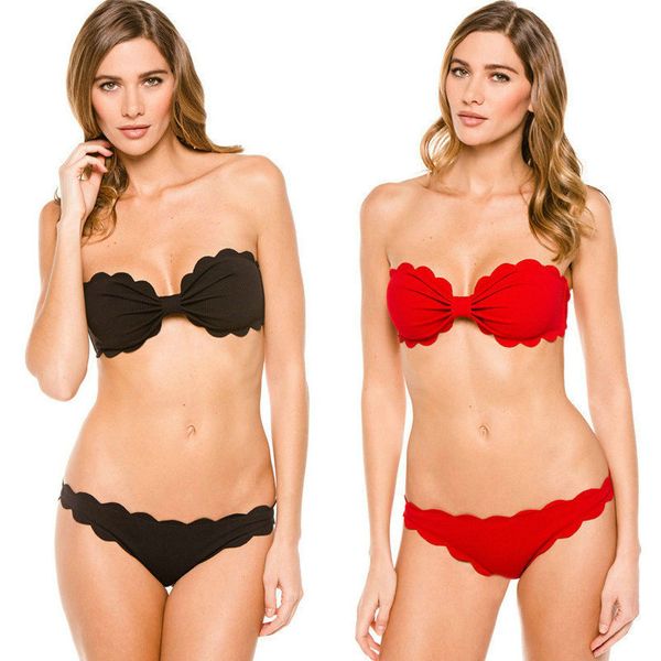 swimwear bikini women's swimsuit, White;black