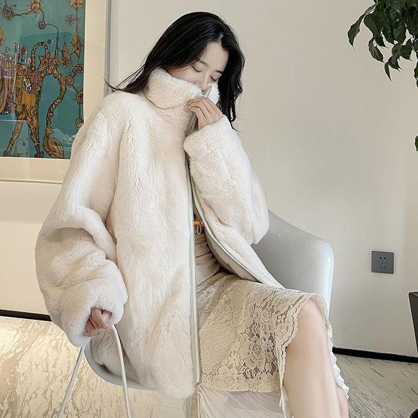 women's fur & faux women 2021 autumn winter fashion coat female fake coats loose casual overcoat warm plush outwear c494, Black
women's fur & faux women 2021 autumn winter fashion coat female fake coats loose casual overcoat warm plush outwear c494, Black
