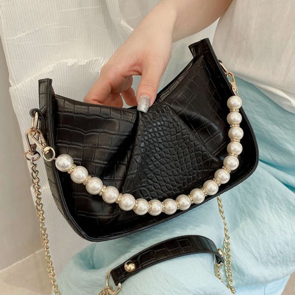 women bag luxury brand leather handbags for crossbody clutches vintage pearl chain shoulder purse
women bag luxury brand leather handbags for crossbody clutches vintage pearl chain shoulder purse