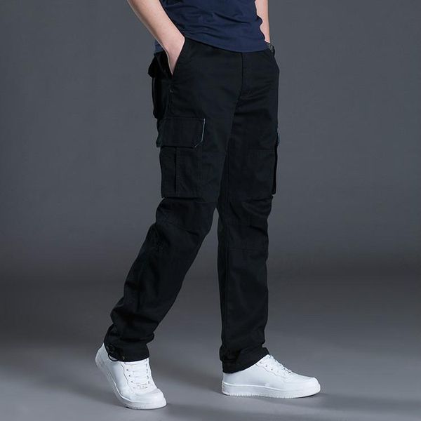 spring black trousers boys men cotton multi-pocket overalls casual cargo pants long straight mens sports plus size 3xl men's
spring black trousers boys men cotton multi-pocket overalls casual cargo pants long straight mens sports plus size 3xl men's